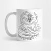 Cobra Kai Retro Outline Mug Official Cow Anime Merch