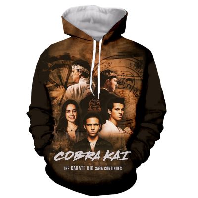 Cobra kai Funny New Fashion Long Sleeves 3D Prined Hip Hop Hoodies Sweatshirts Jacket Men women - Cobra Kai Merch